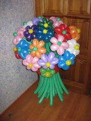 цветы из шаров